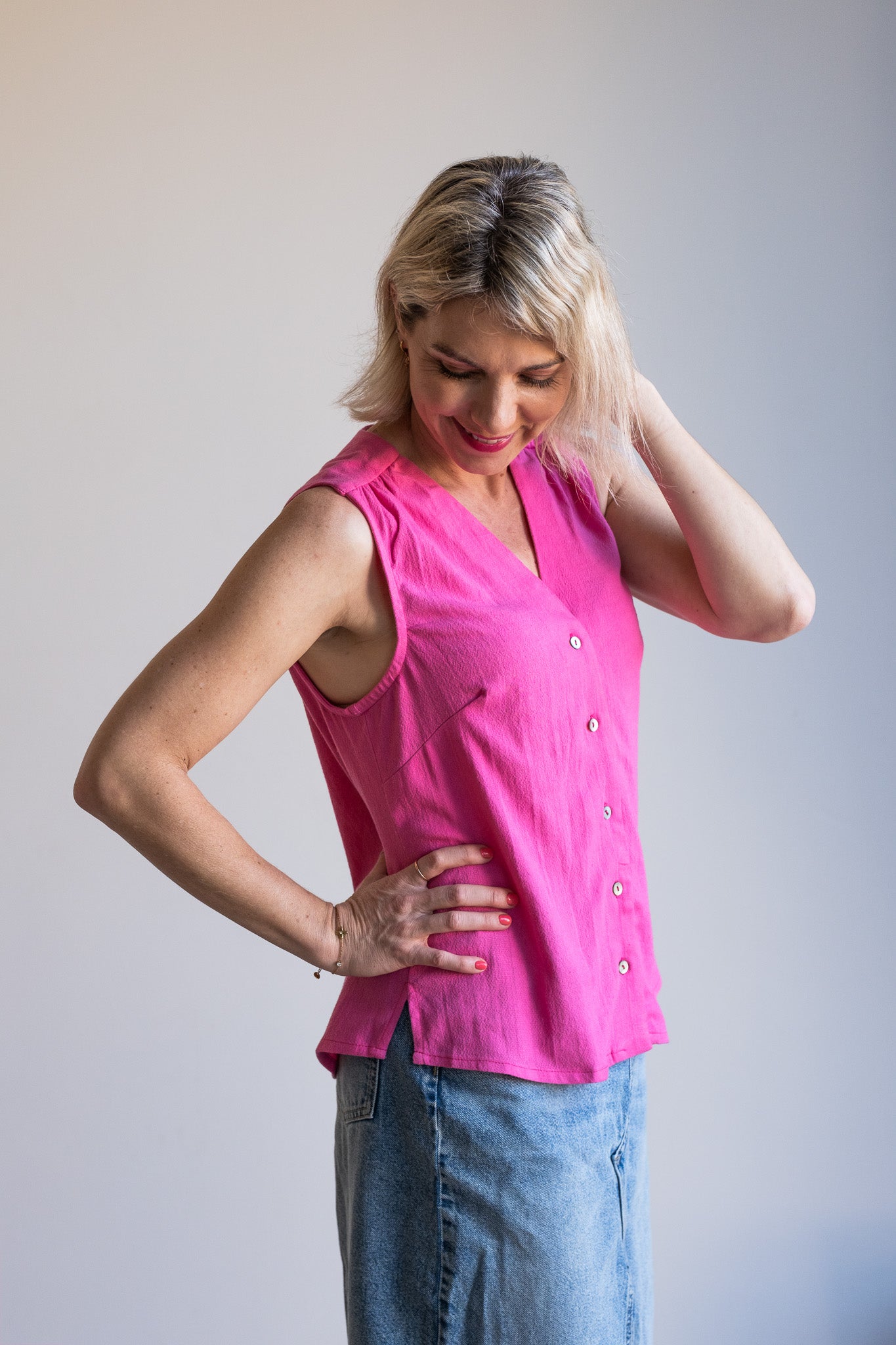 Joy Waistcoat - Pink