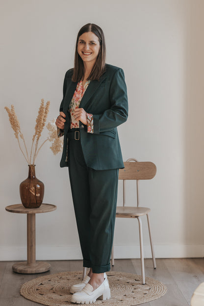 Salomé Suit Blazer - Green