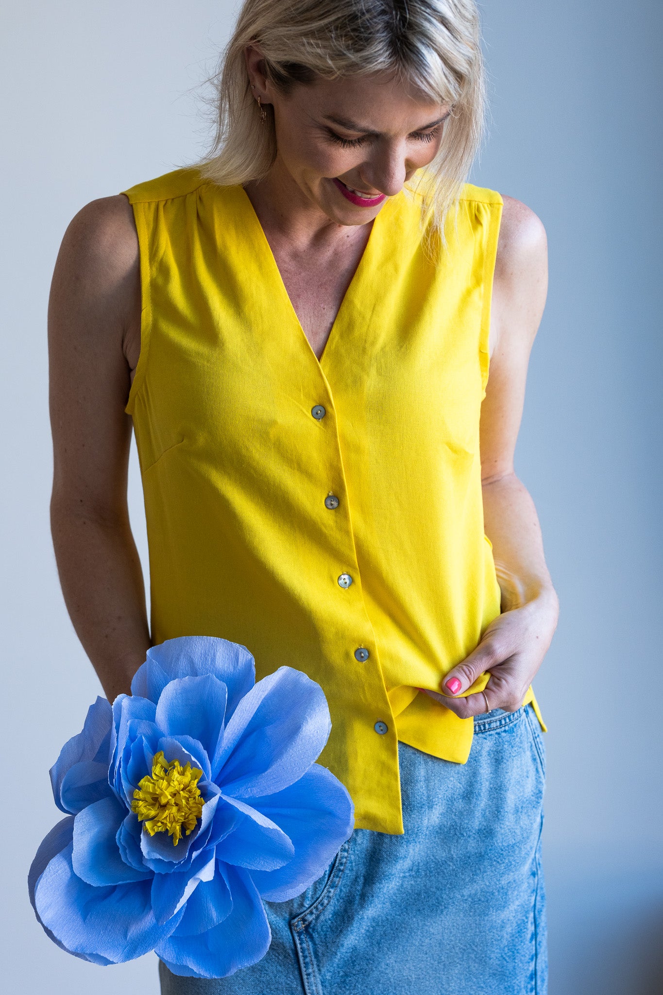 Joy Waistcoat - Sunshine Yellow