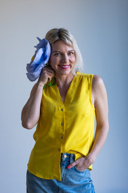 Joy Waistcoat - Sunshine Yellow