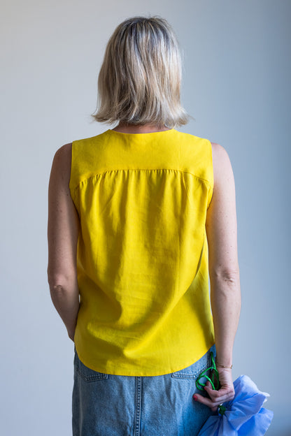 Joy Waistcoat - Sunshine Yellow