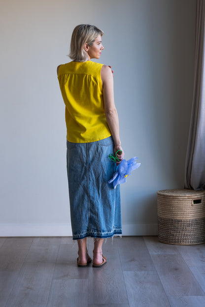 Joy Waistcoat - Sunshine Yellow