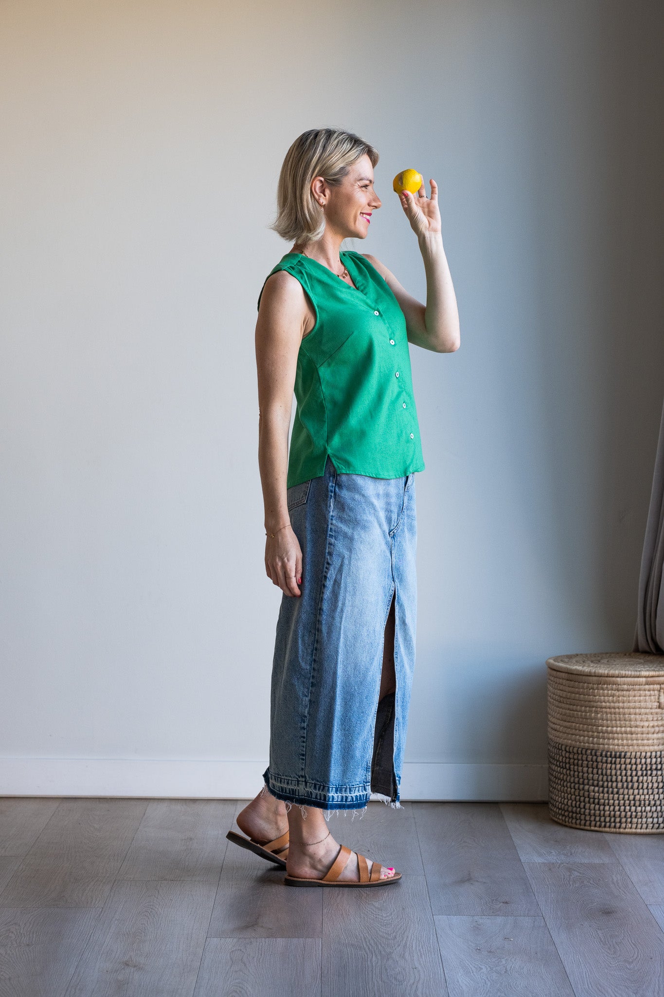 Joy Waistcoat - Green