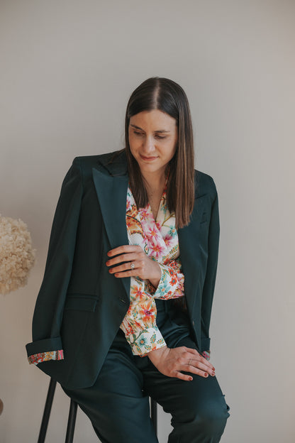 Salomé Suit Blazer - Green