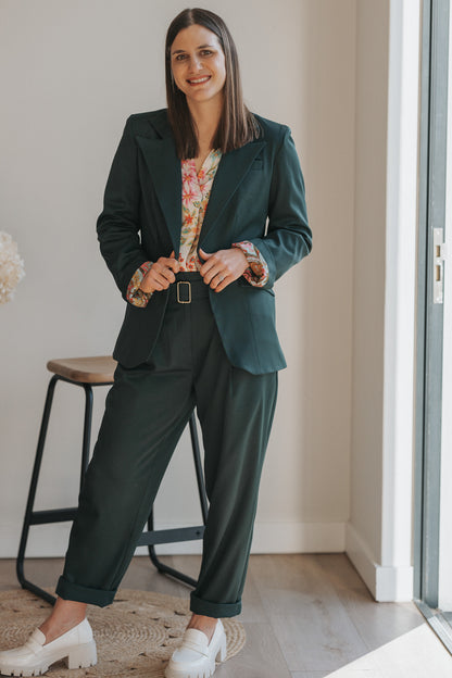 Salomé Suit Blazer - Green