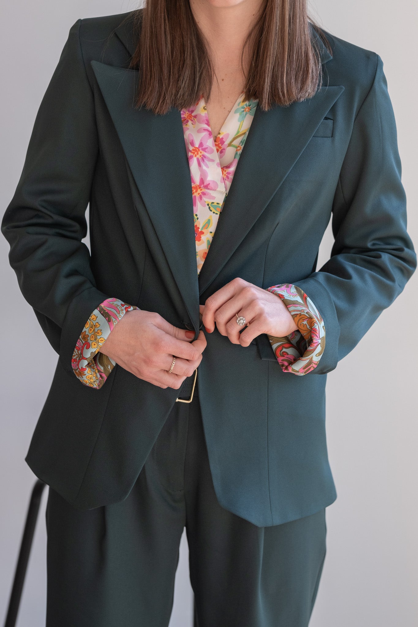 Salomé Suit Blazer - Green