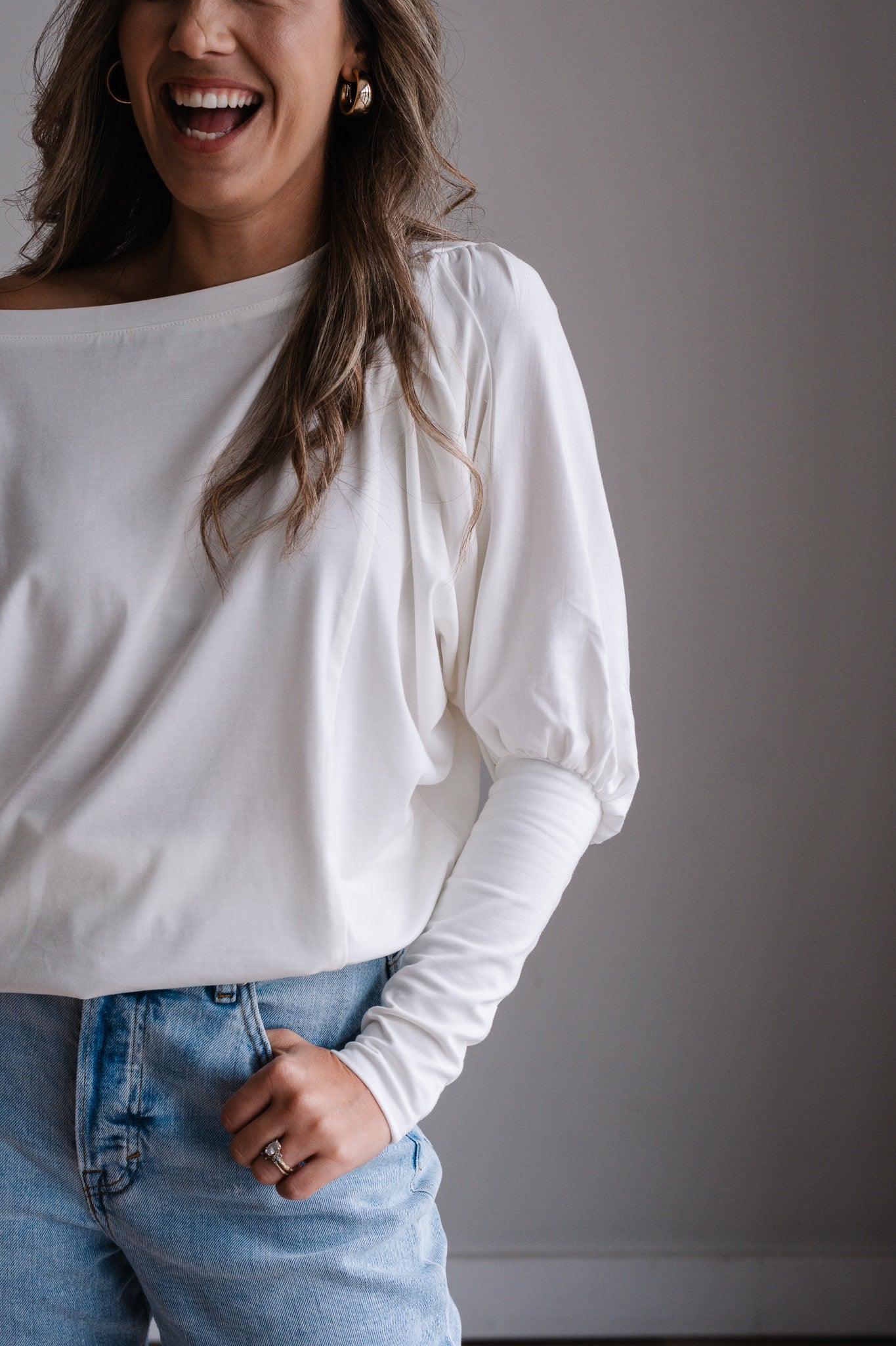 Lieke Knit Top - Milk