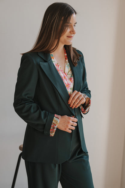 Salomé Suit Blazer - Green