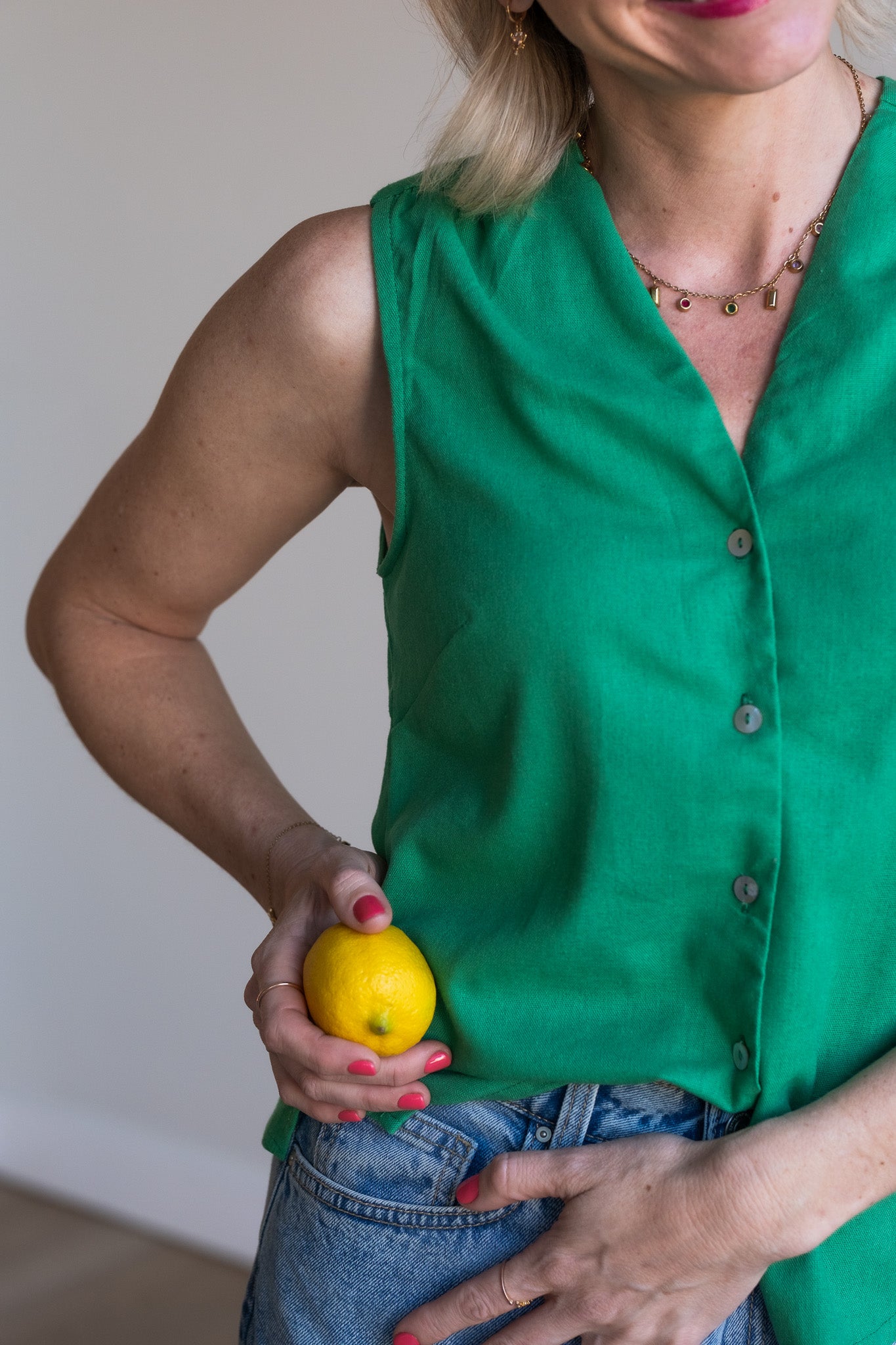 Joy Waistcoat - Green