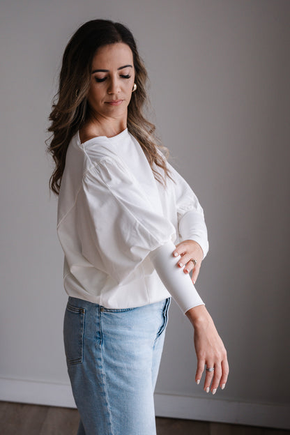 Lieke Knit Top - Milk