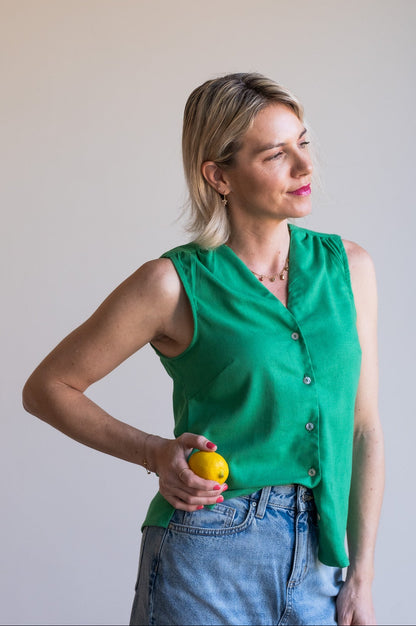 Joy Waistcoat - Green