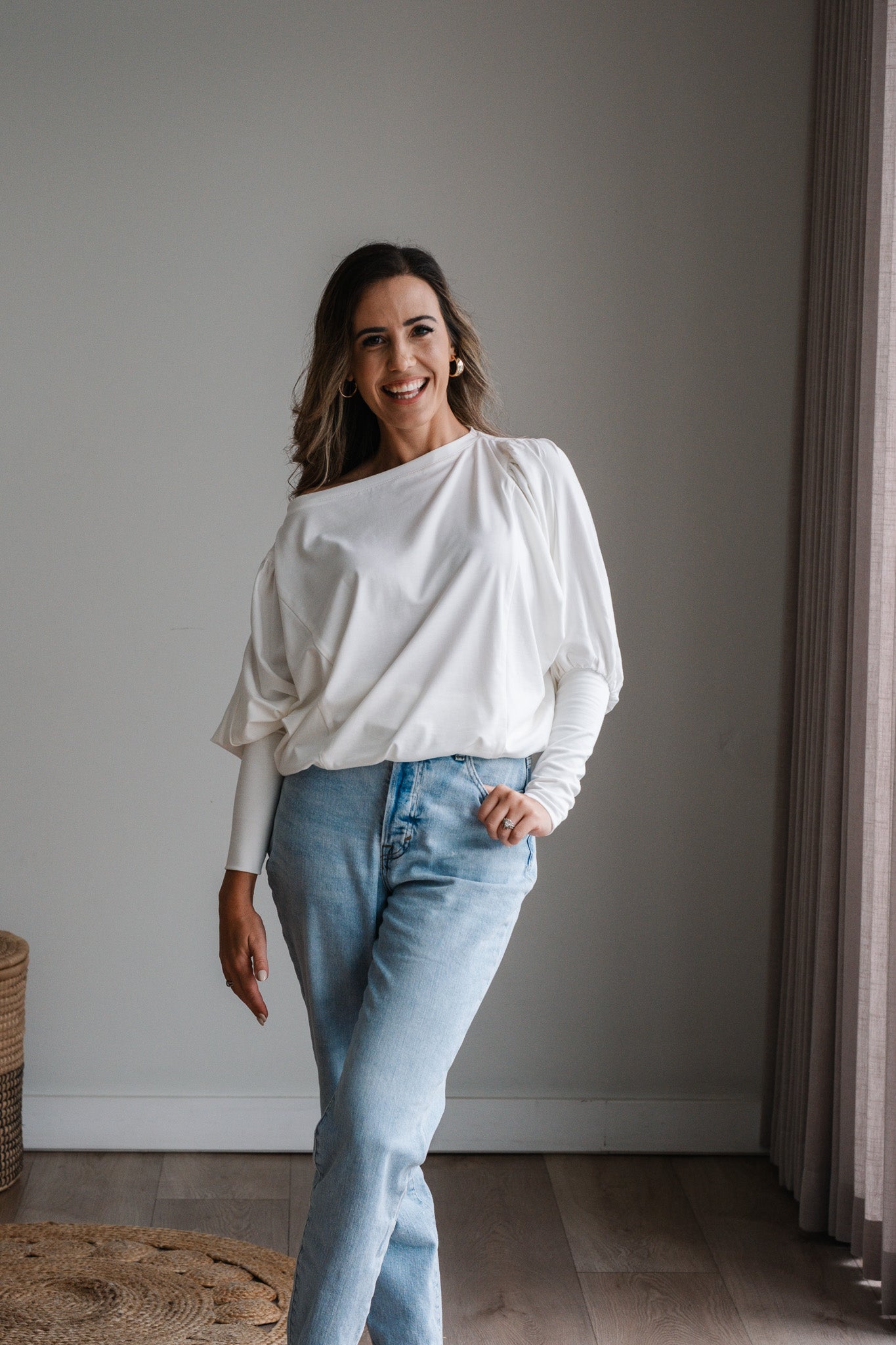 Lieke Knit Top - Milk