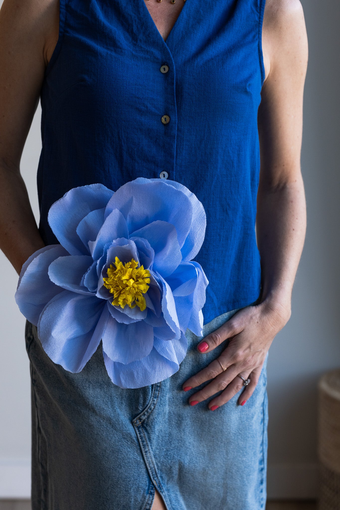 Joy Waistcoat - Blue