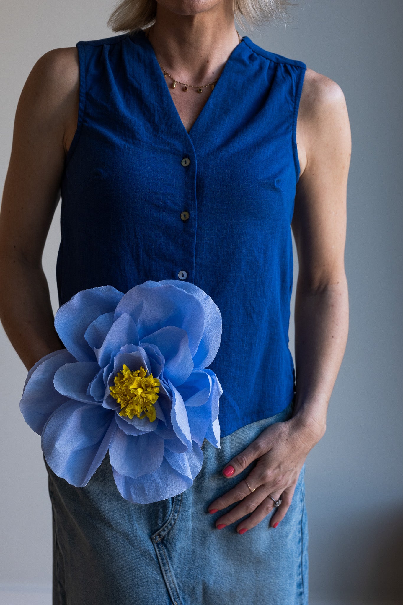 Joy Waistcoat - Blue