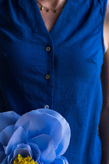 Joy Waistcoat - Blue