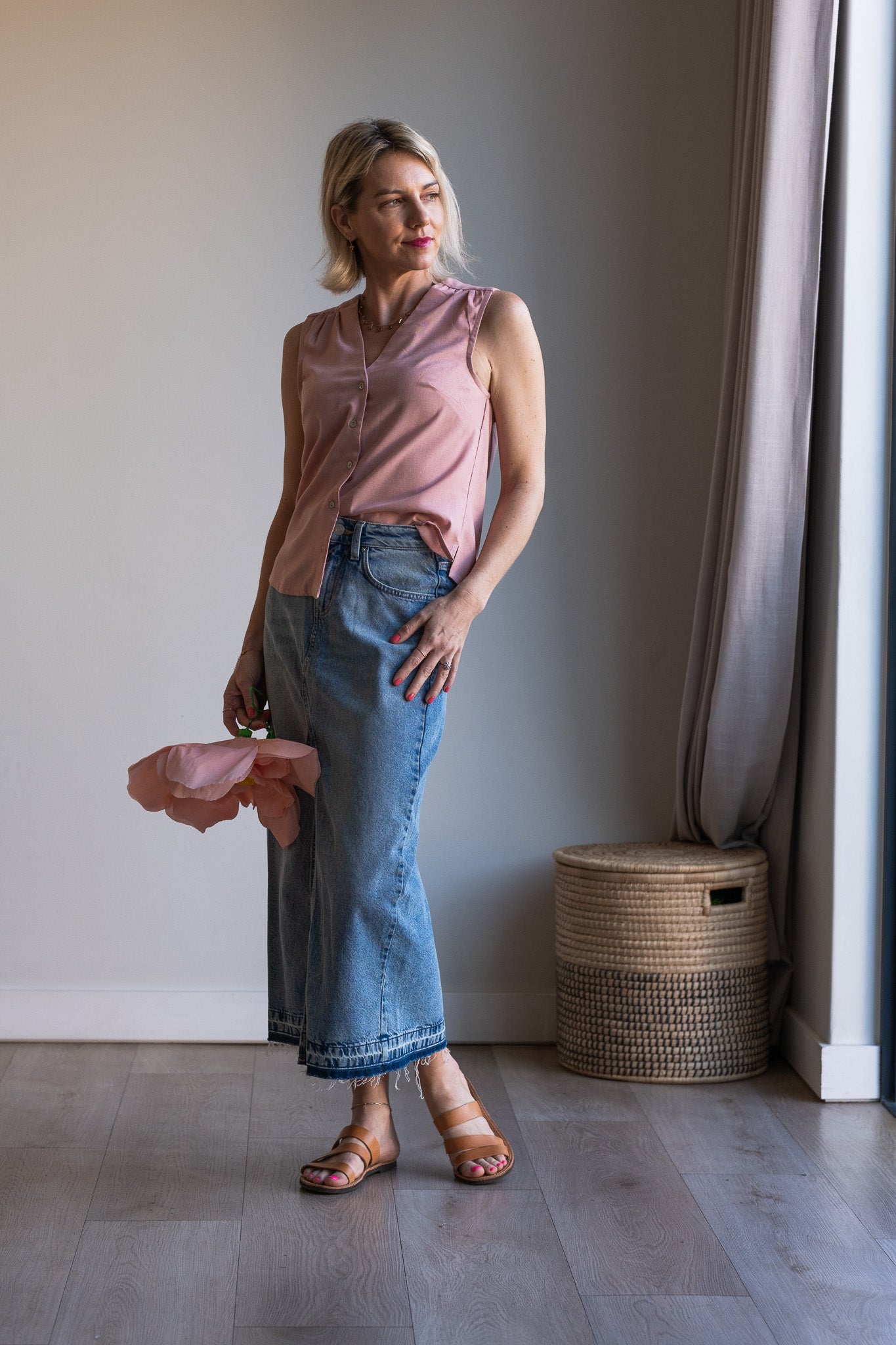 Joy Waistcoat - Blush