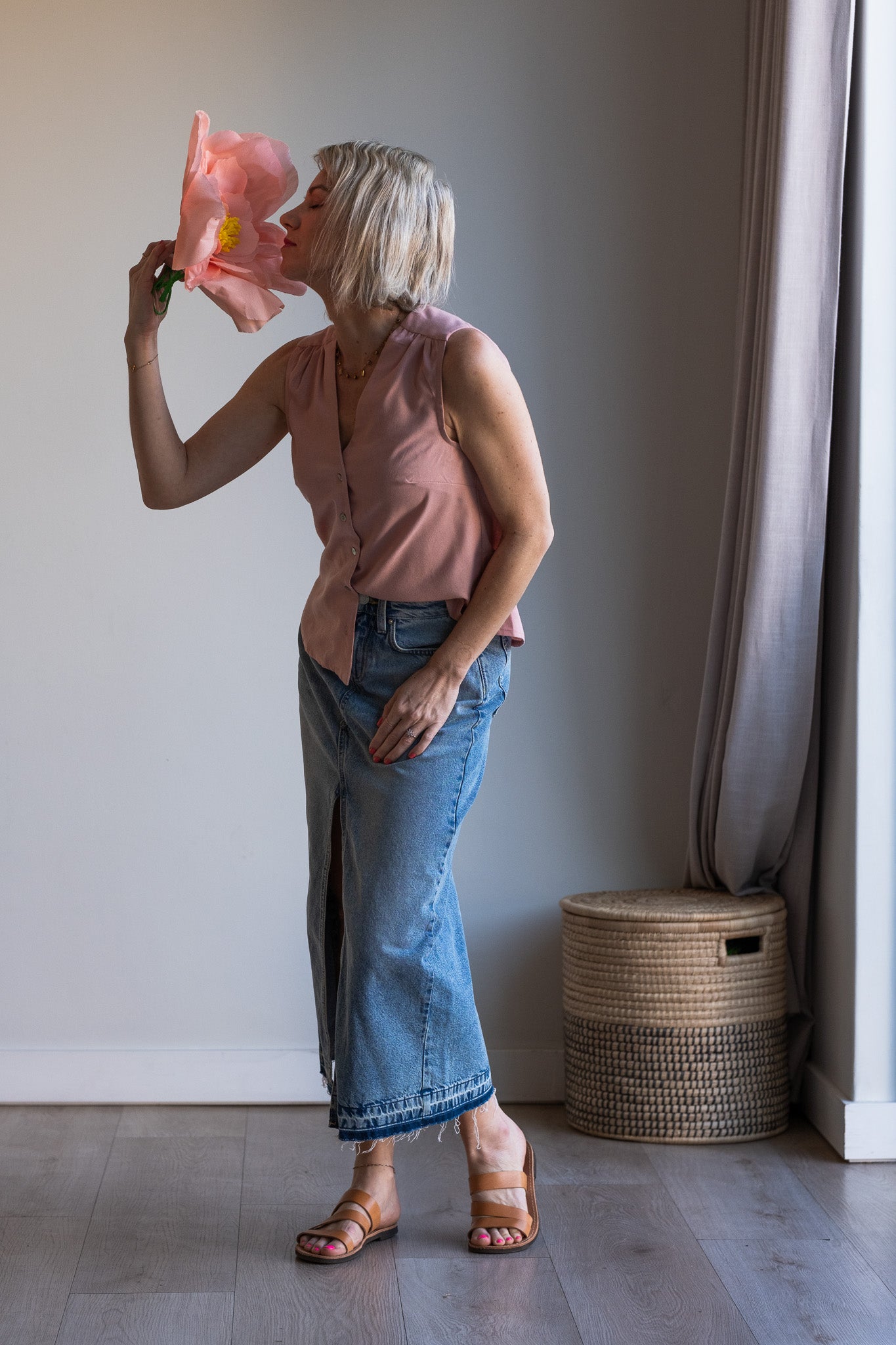 Joy Waistcoat - Blush