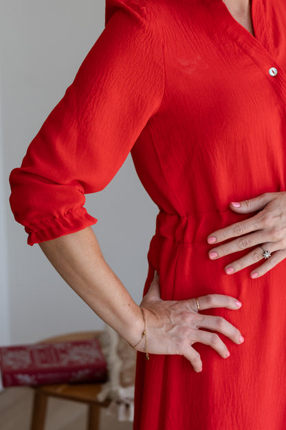 The Essence Dress - Red