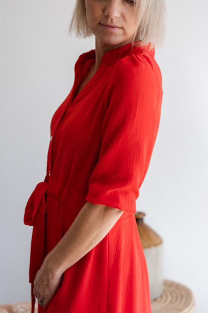 The Essence Dress - Red