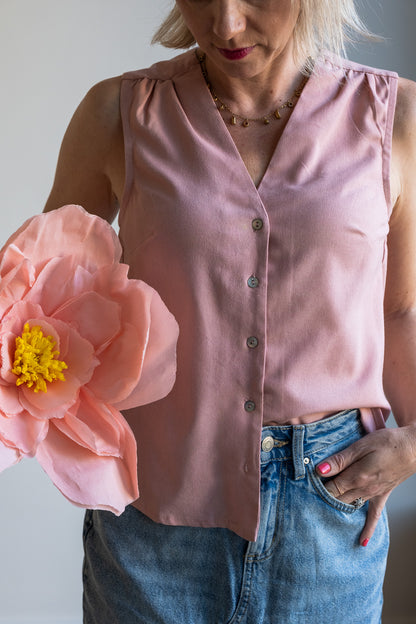 Joy Waistcoat - Blush