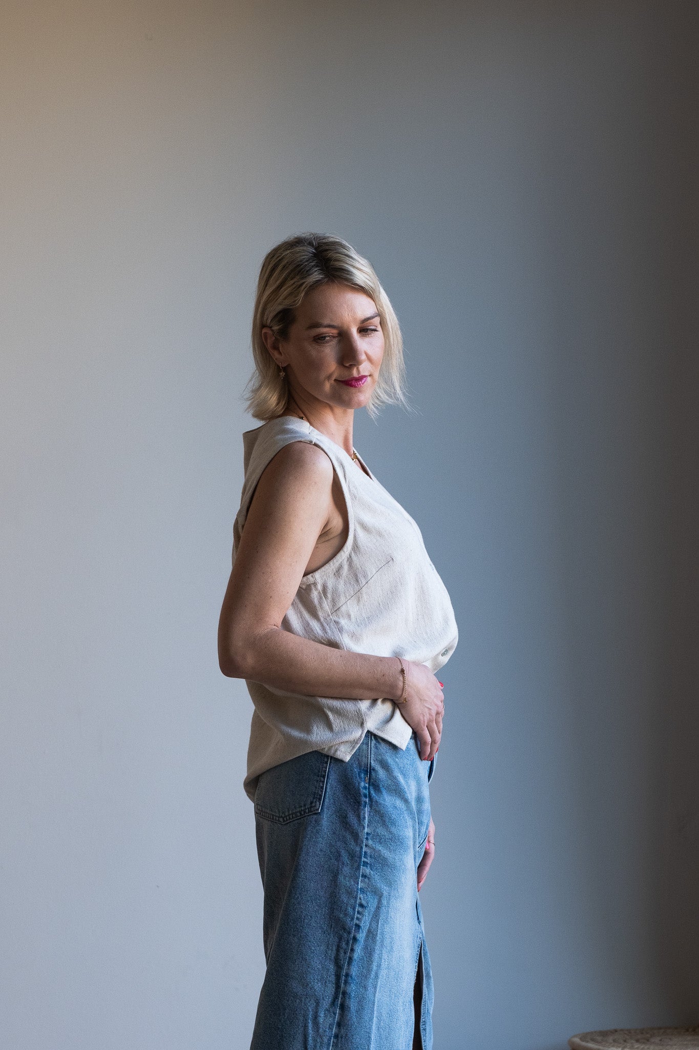 Joy Waistcoat - Natural