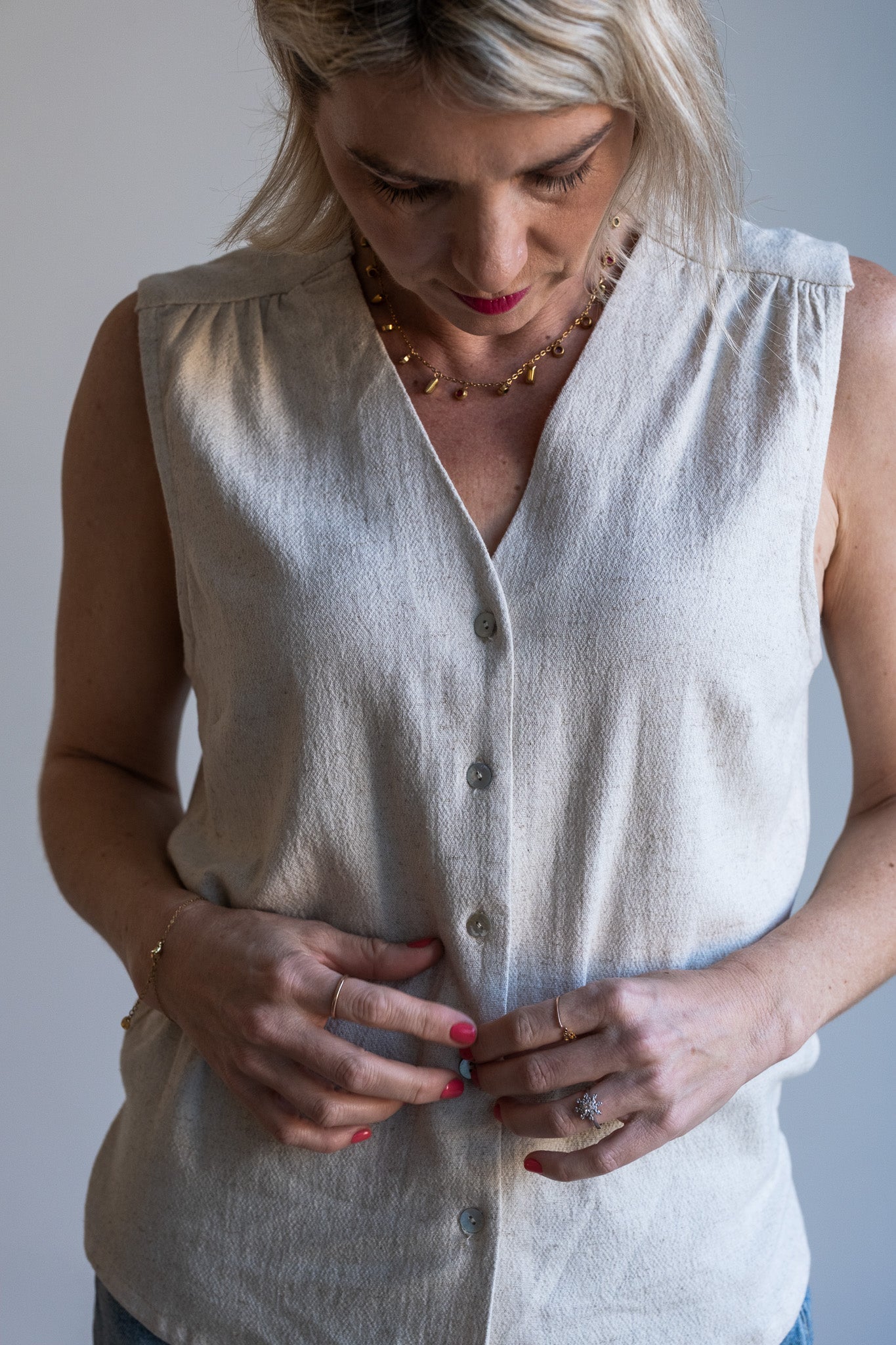 Joy Waistcoat - Natural