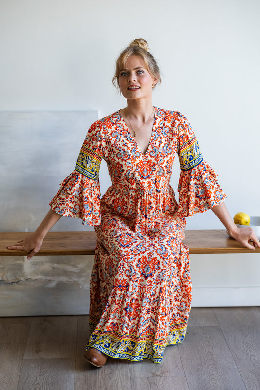 Life Dress - Orange