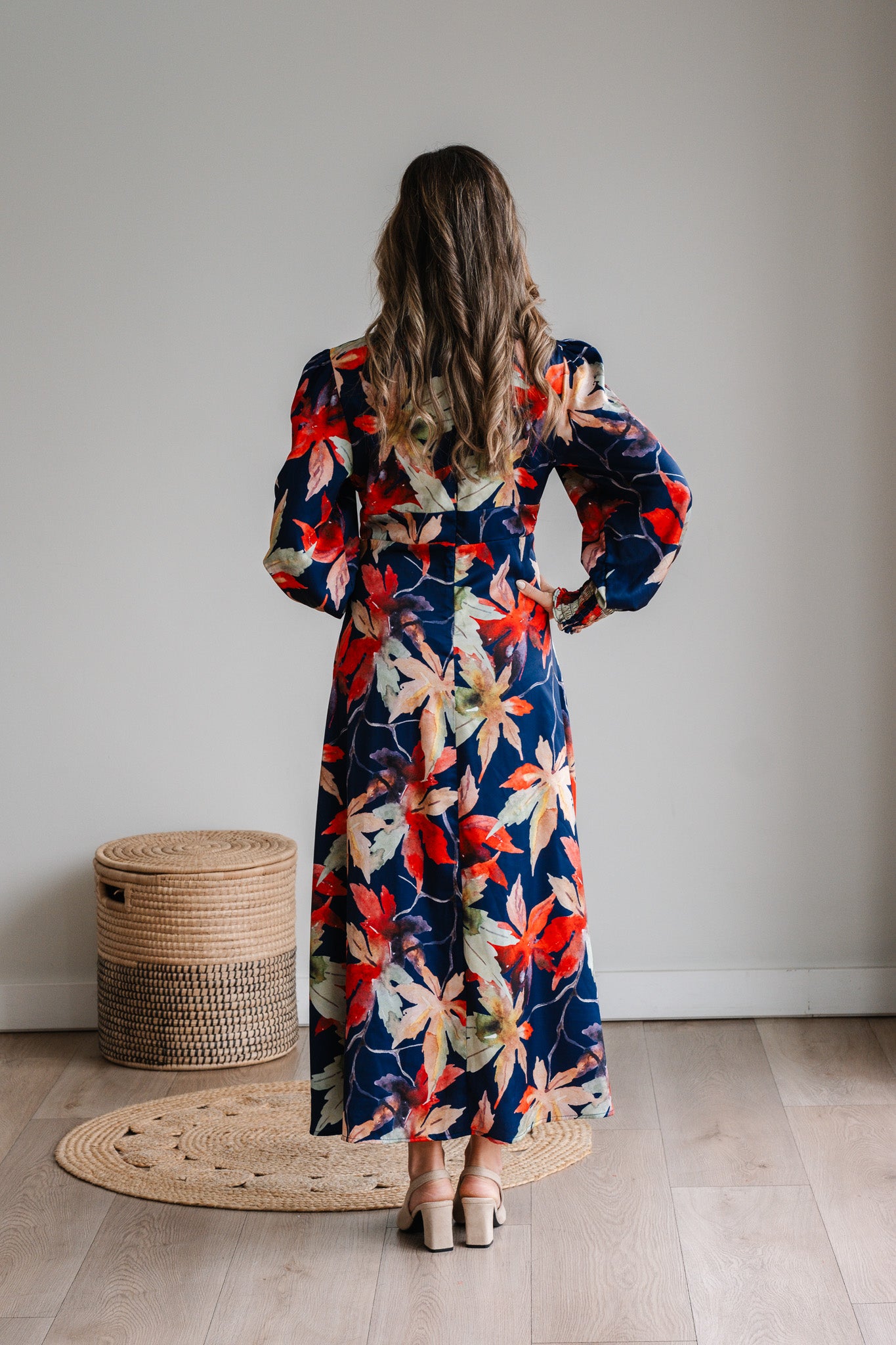 Jana Dress - Navy Floral