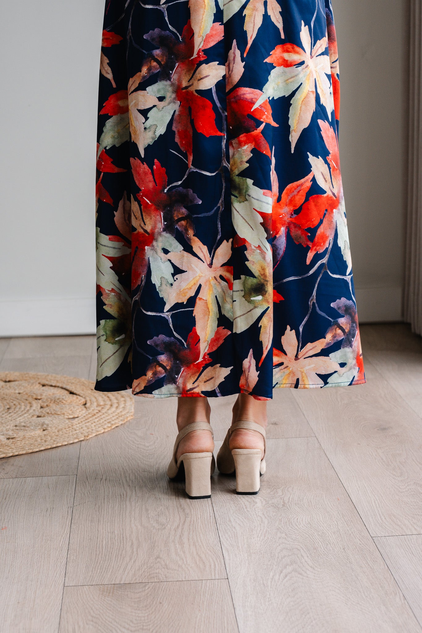 Jana Dress - Navy Floral