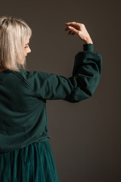 Fearlessly Fun Sweat - Bottle Green