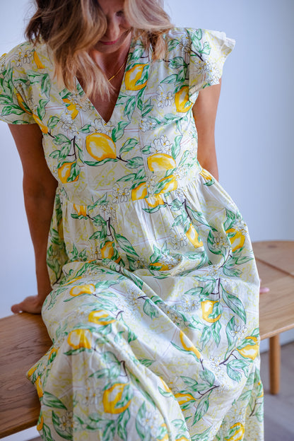 Joyful Dress - Lemons