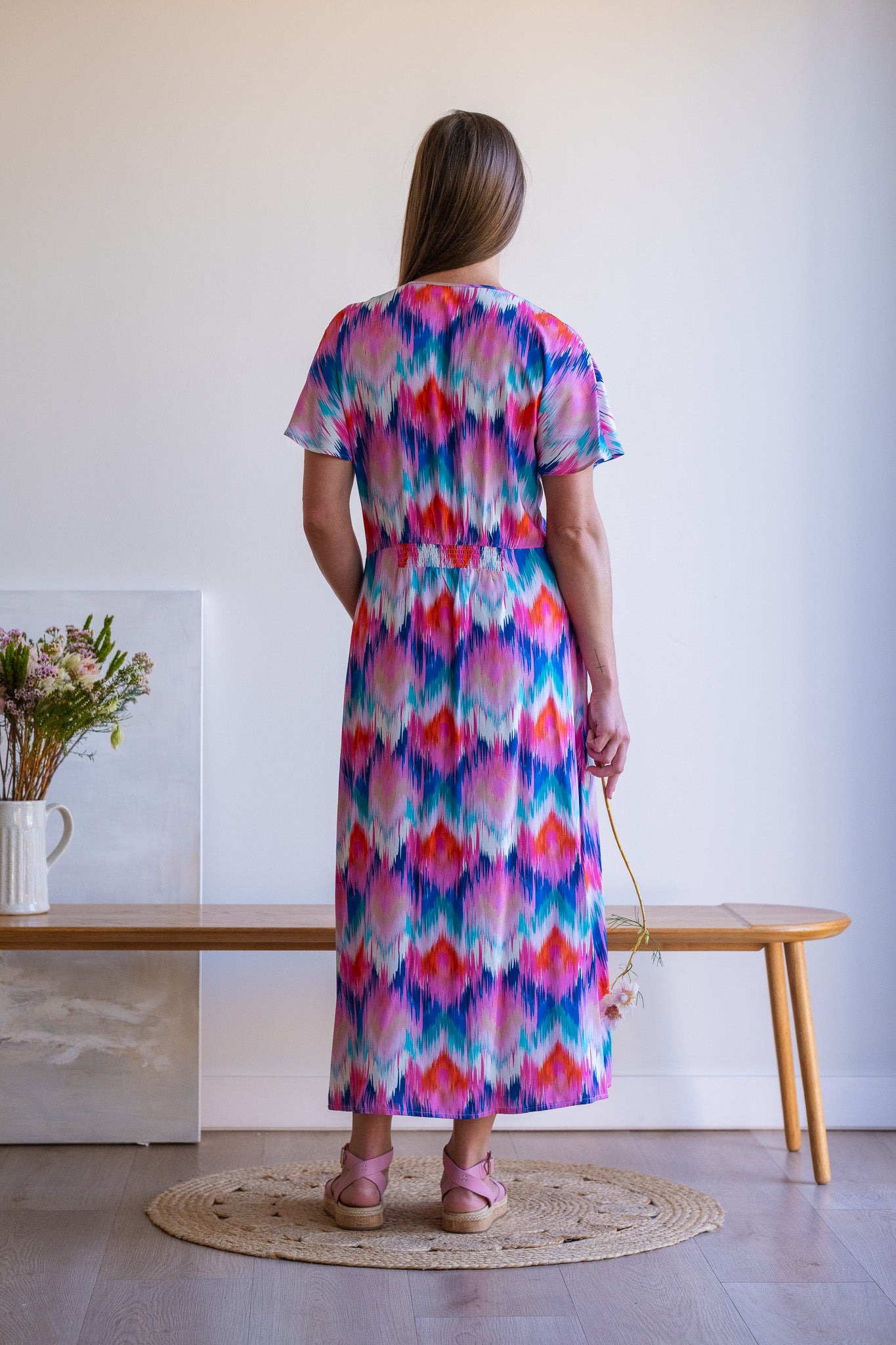 Grace Dress - Aztec print