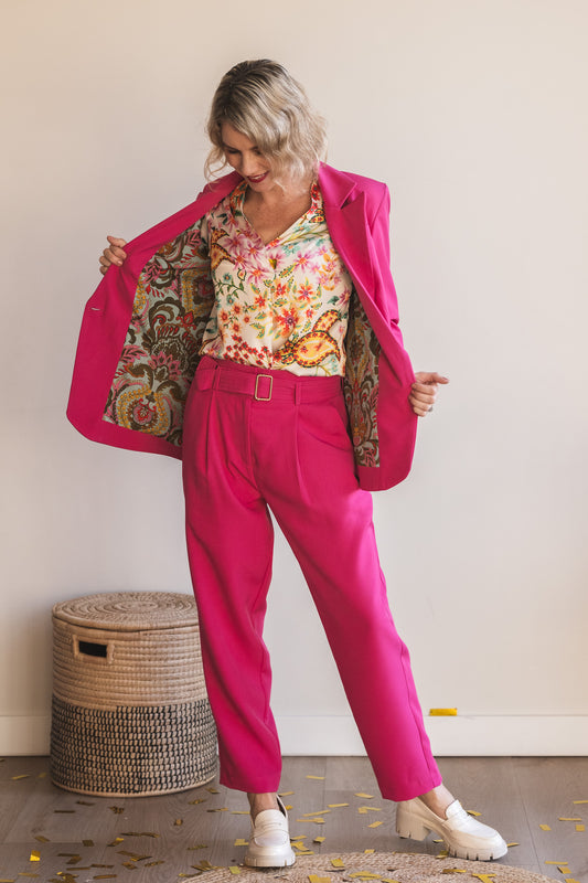 Salomé Suit Blazer - Pink