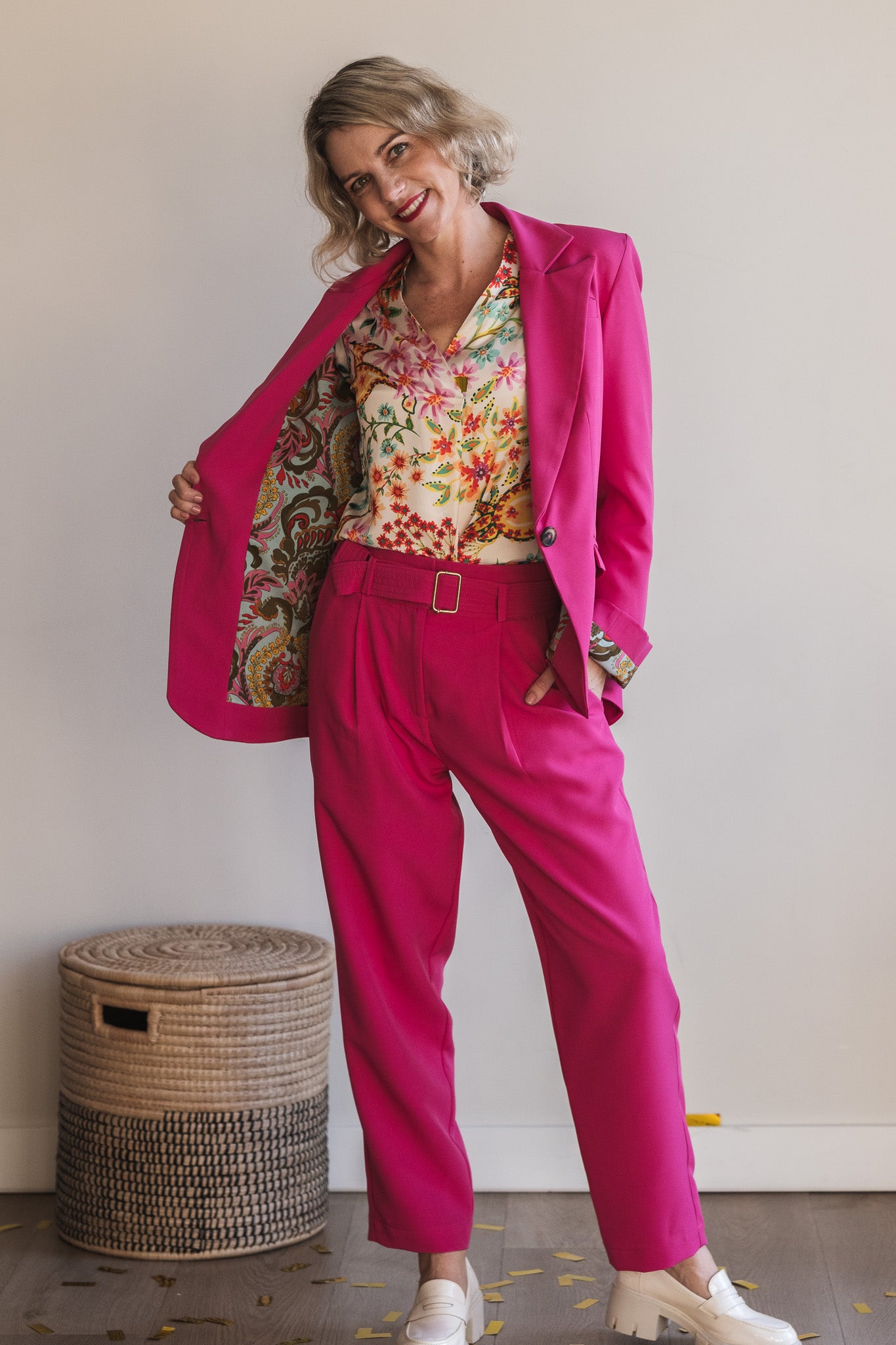 Salomé Suit Blazer - Pink