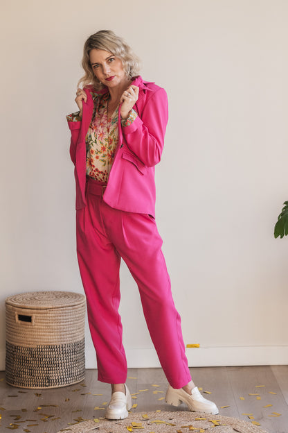 Salomé Suit Blazer - Pink