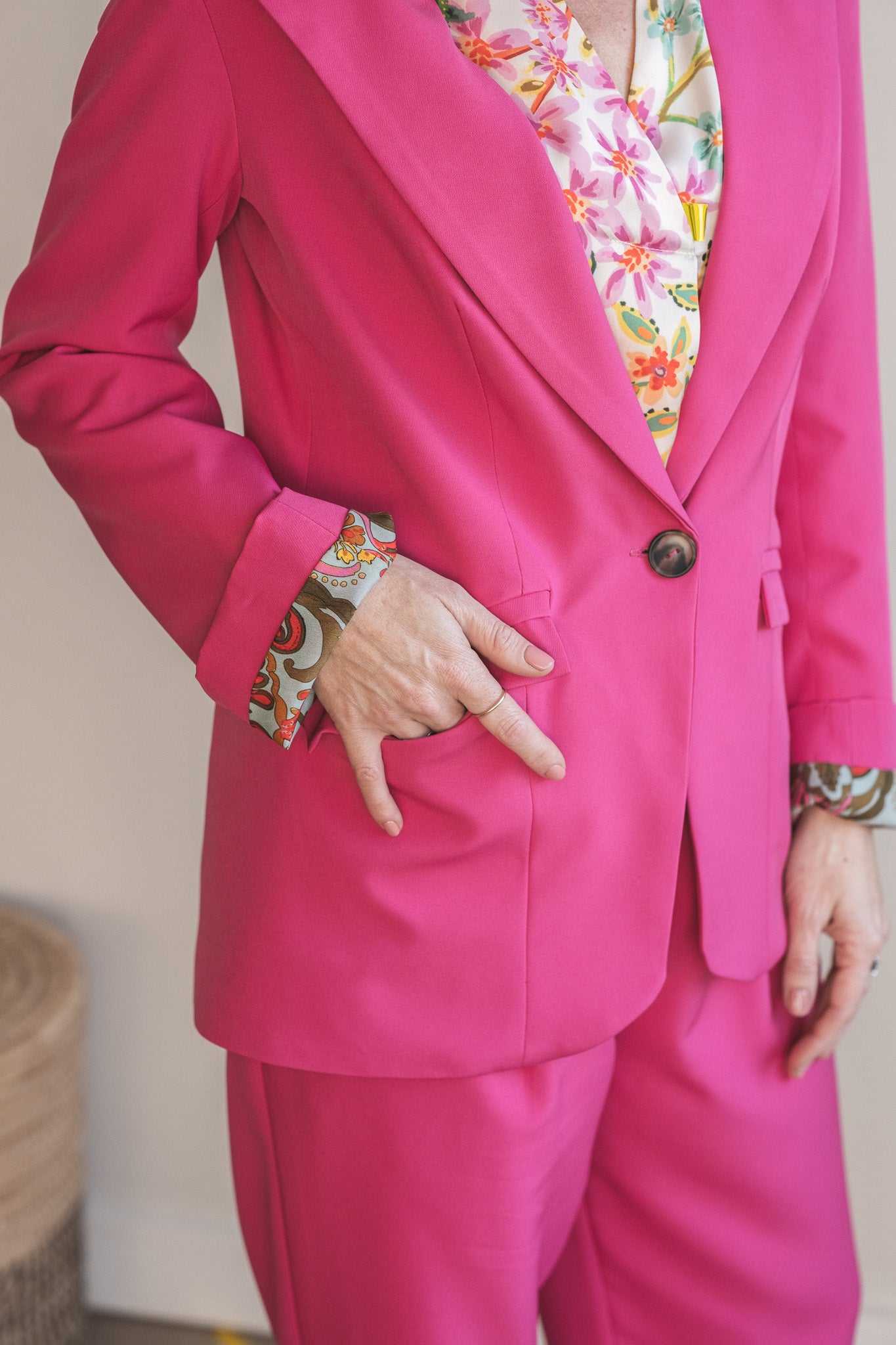 Salomé Suit Blazer - Pink