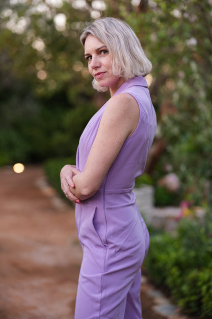 Power Jumpsuit  - Lilac