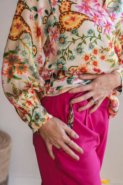 Anneke Blouse - Ivory Floral