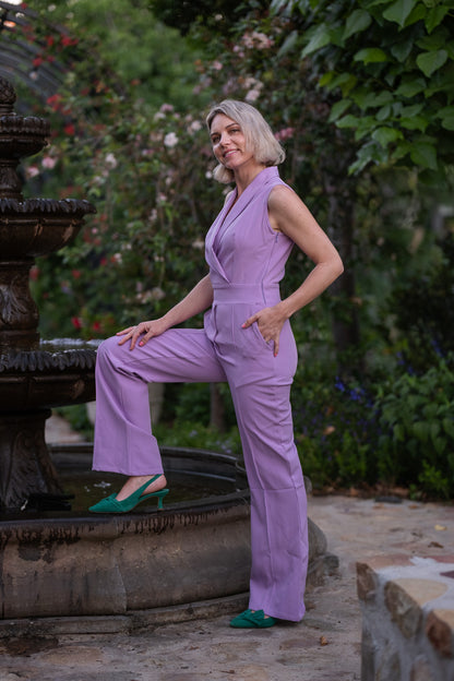 Power Jumpsuit  - Lilac