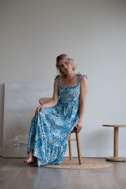 Flow Maxi Dress - Blue