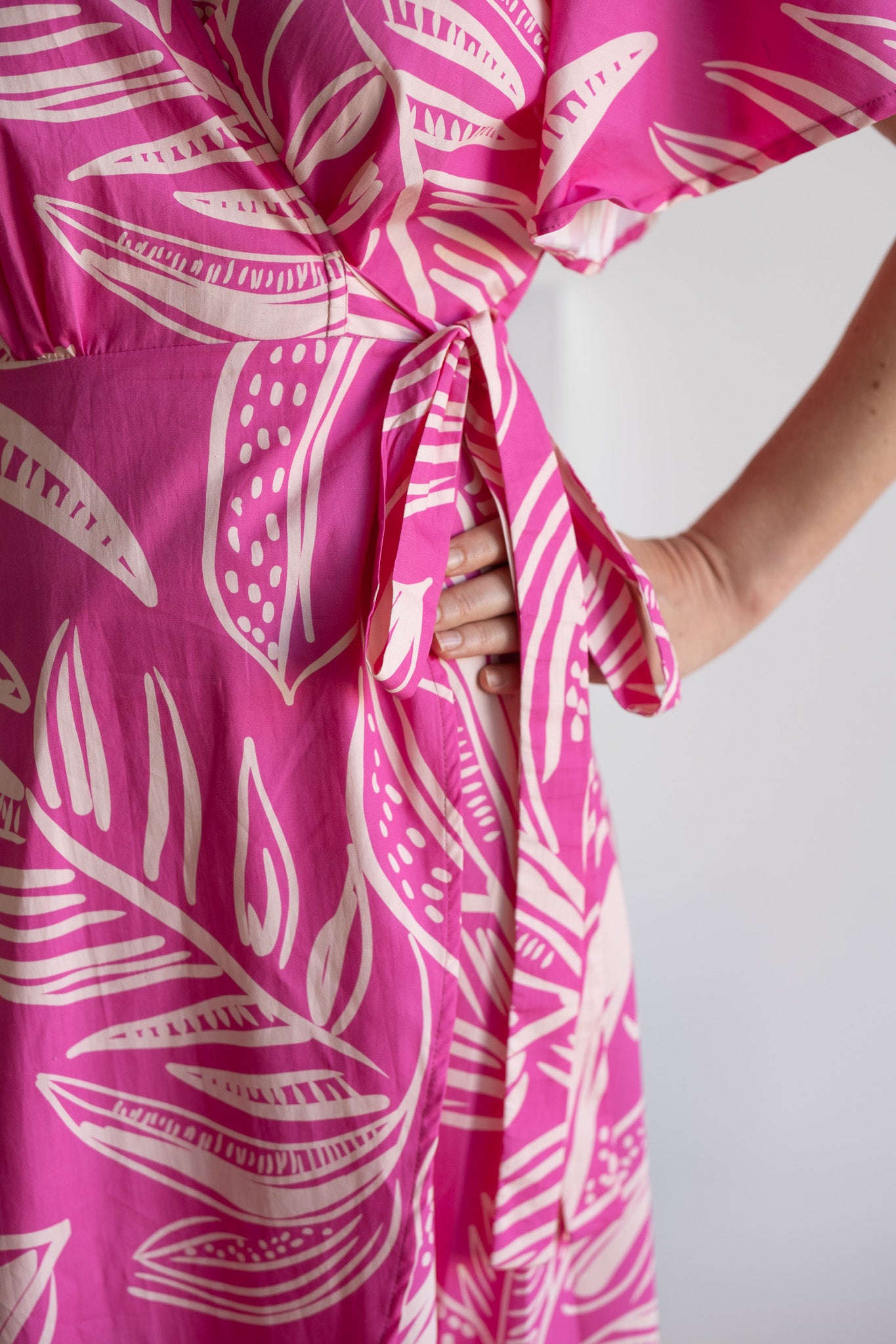 Ilze wrap dress - Pink