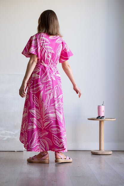 Ilze wrap dress - Pink