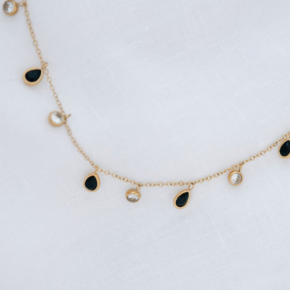 Multi Crystal Necklace