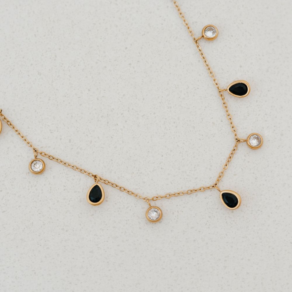 Multi Crystal Necklace