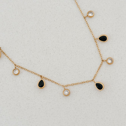 Multi Crystal Necklace