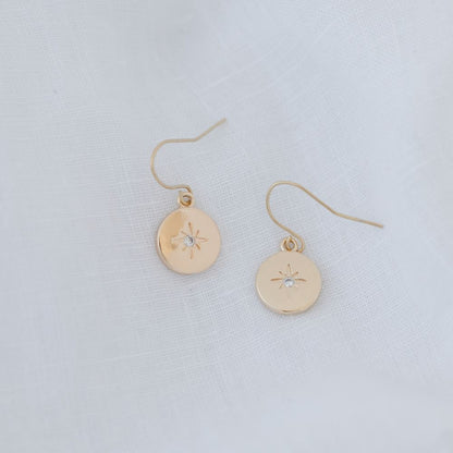 Northen Star Disc Earrings