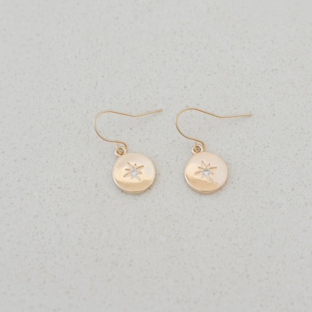 Northen Star Disc Earrings