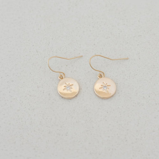 Northen Star Disc Earrings