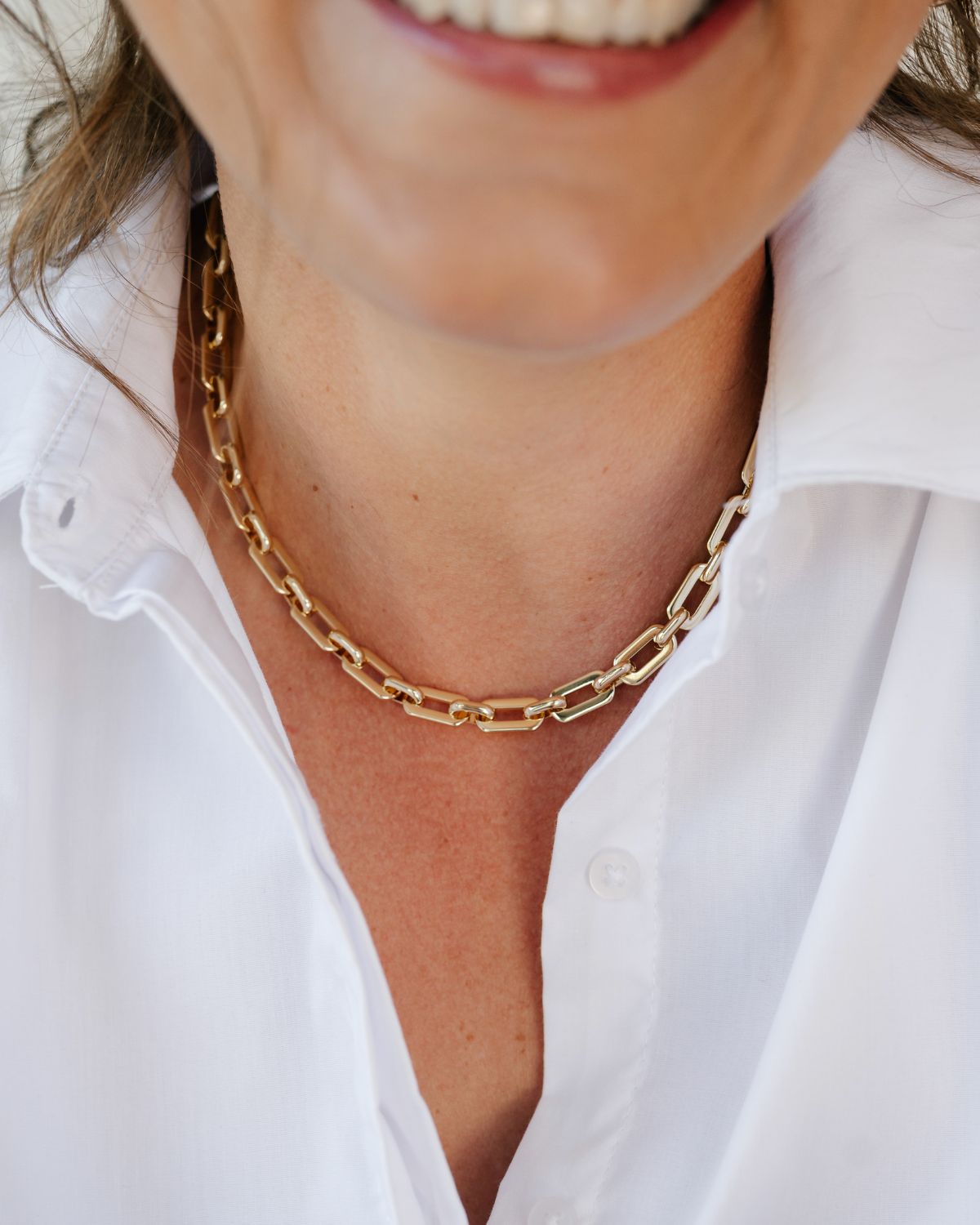 Rectangular Chunky Necklace
