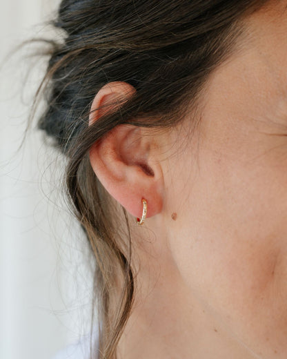 Small Star Hoops